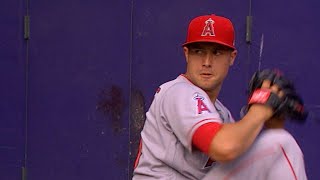 LAA@SEA: Skaggs fans five over 6 1/3 scoreless frames