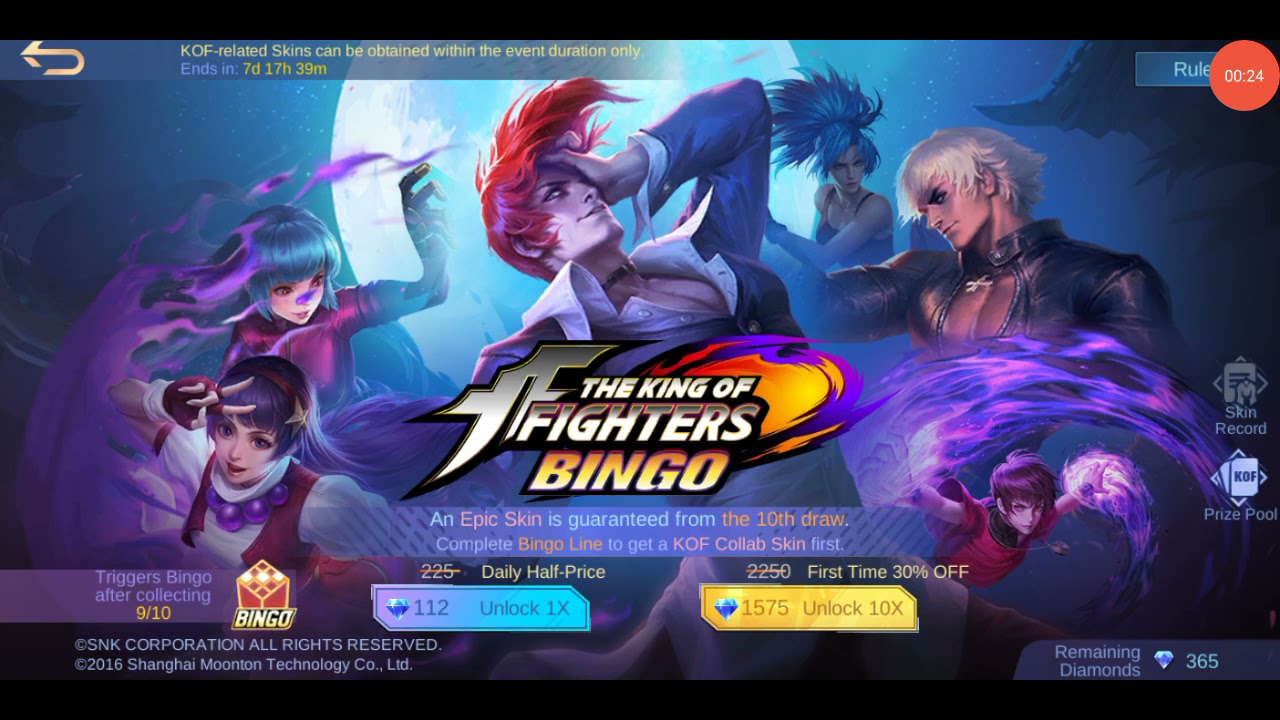 KOF Event 2021 Bingo Chou Pattern