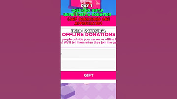 Day 1 of checking the gifts until I get a donation #roblox #viral #plsdonate