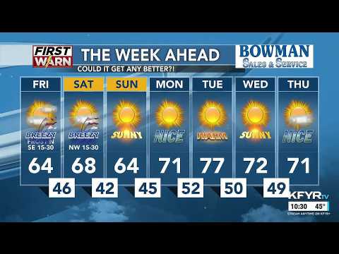 KFYR First News at Ten Weather - 10/1/2026
