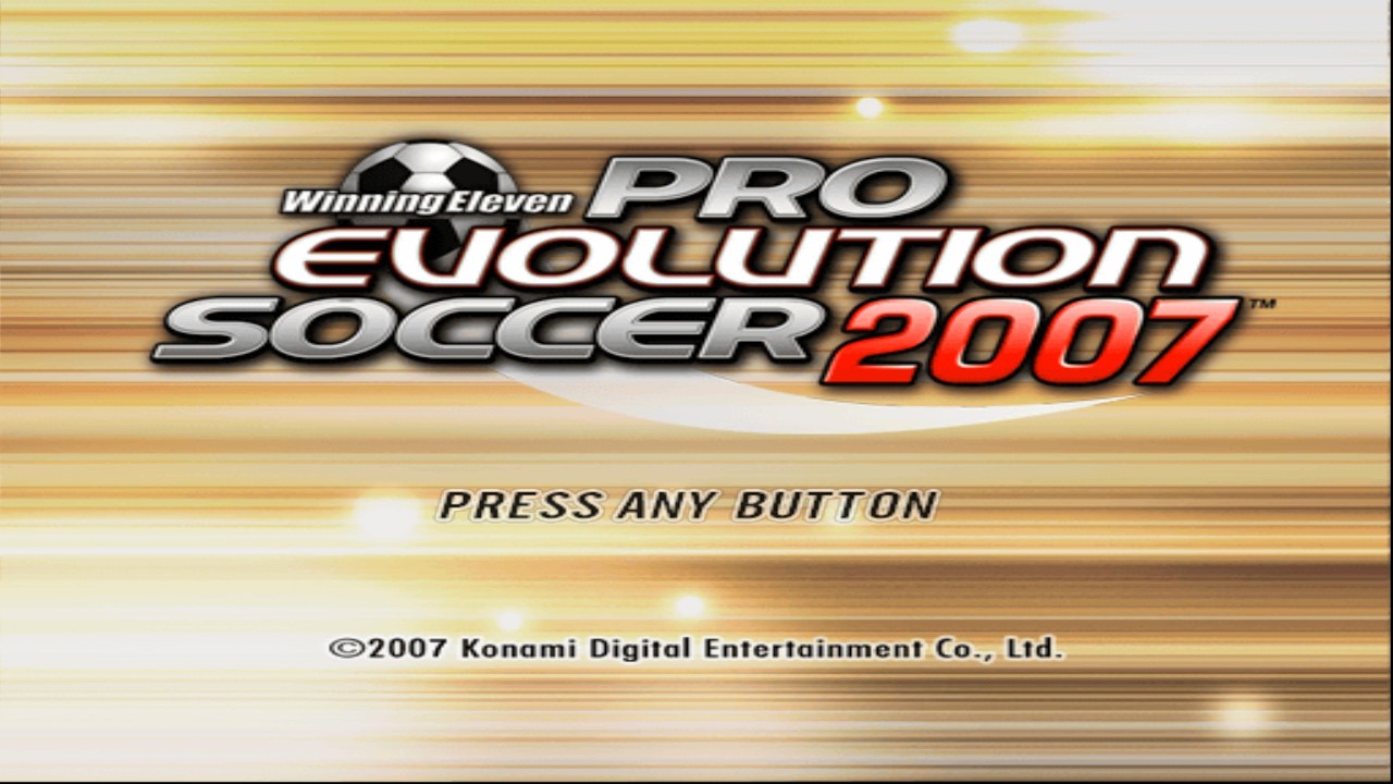 Winning Eleven: Pro Evolution Soccer 2007 PS2 Gameplay UHD [4K60FPS]