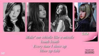 BLACKPINK WHISTLE (JP Ver.) Full lyrics.