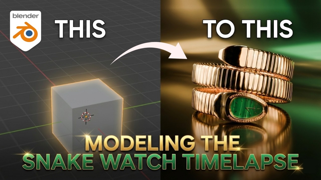 Luxury Watch in Blender | Modeling to Render Timelapse