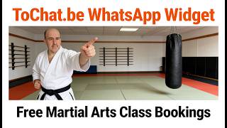 Free #whatsapp Booking Engine for @Wix Landing Page (Martial Arts Academy in Abu Dhabi)