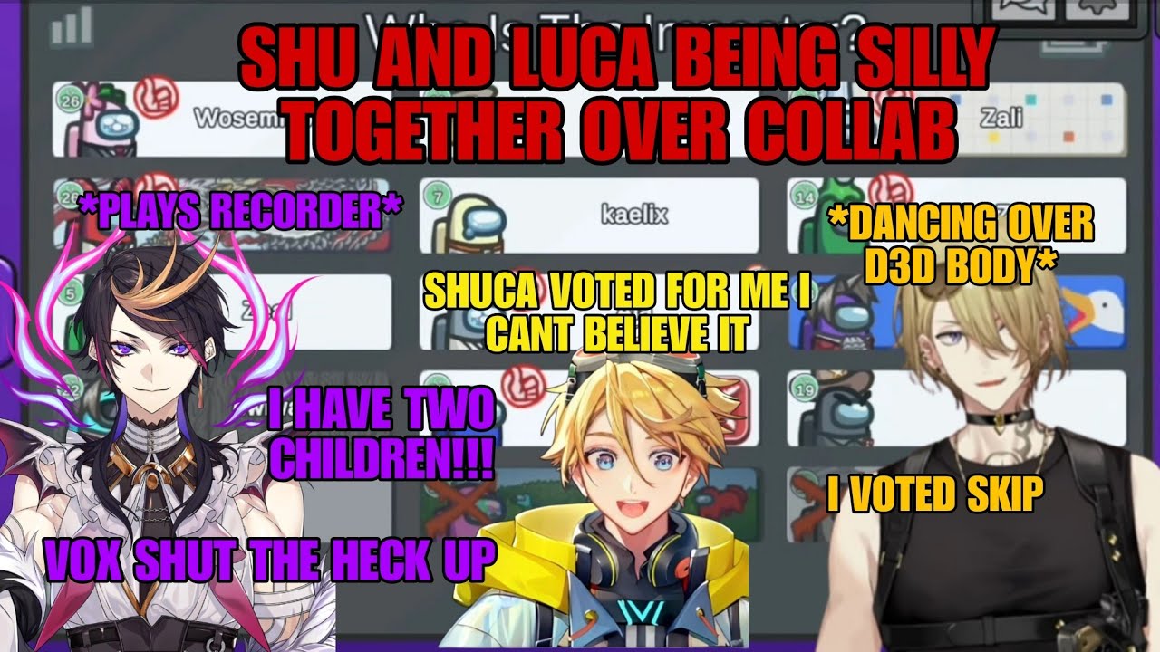 ShuCa being Silly on collab | 【NIJISANJI EN】