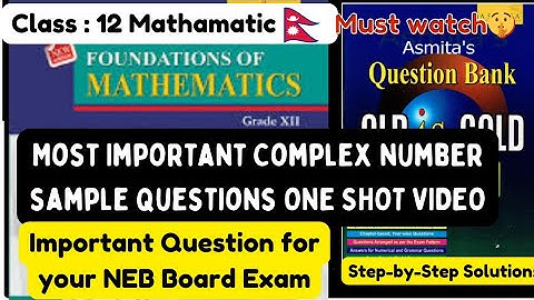 🧮 Class 12 Maths | Complex Numbers Full One Shot Video | Complete Concept + Sample & Model Questions