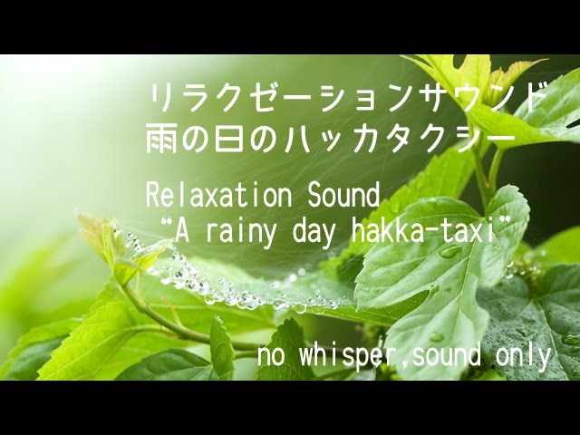 Silent taxi role play 🚙 & Paper ASMR 沈黙のタクシーロールプレイと折り紙の音 Binaural