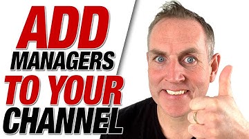 How To Add YouTube Managers - Add Admin Manager To A YouTube Channel 2019