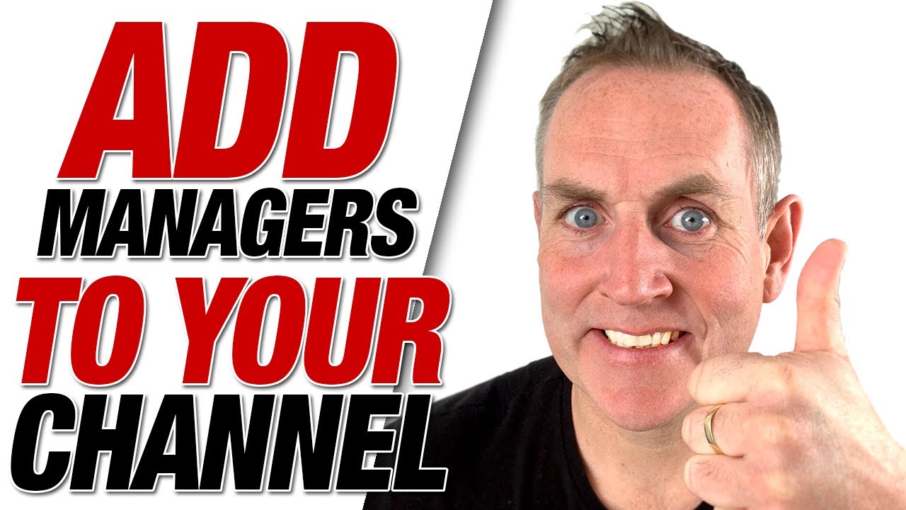 How to add  managers to your channel