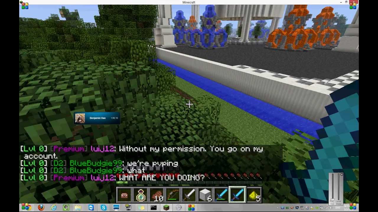 PVPING IN MINECRAFT WITH MY BEST FRIEND - YouTube