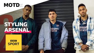 Aubameyang & Bellerin style Arsenal's new third kit | MOTDx