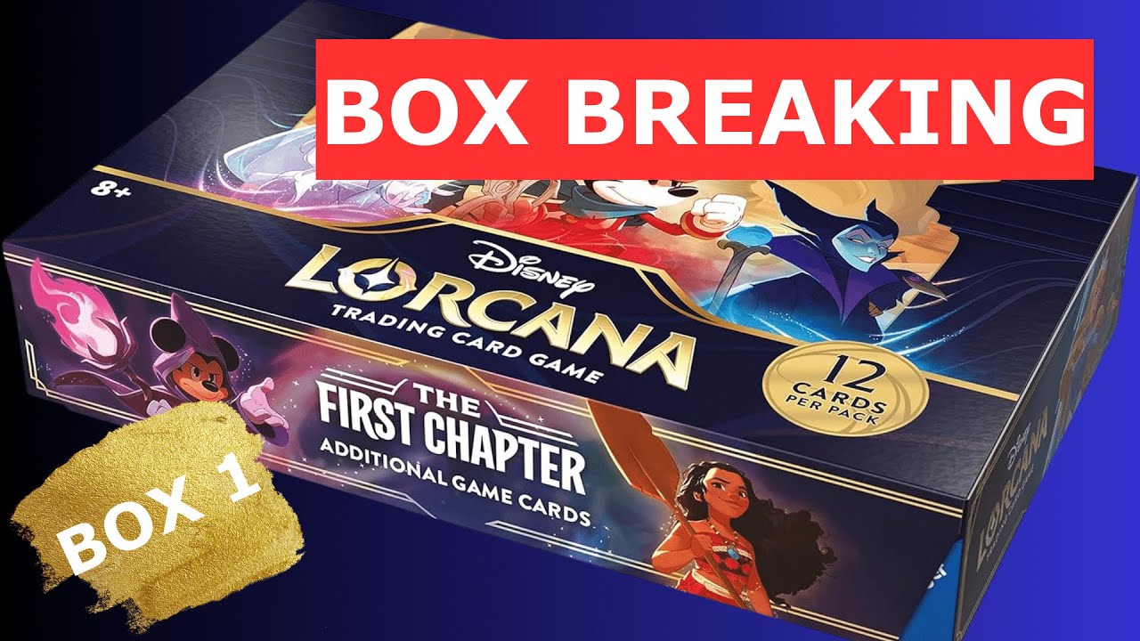 Only 50 Percent Value!!! Breaking Boxes For Value - Lorcana The First Chapter