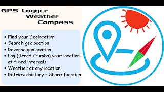 GPS Logger Weather Compass   APP screenshot 1