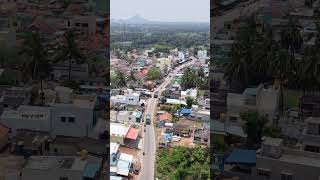 Drone View Of Ulagam Village Where Hosur Airport Is Proposed
