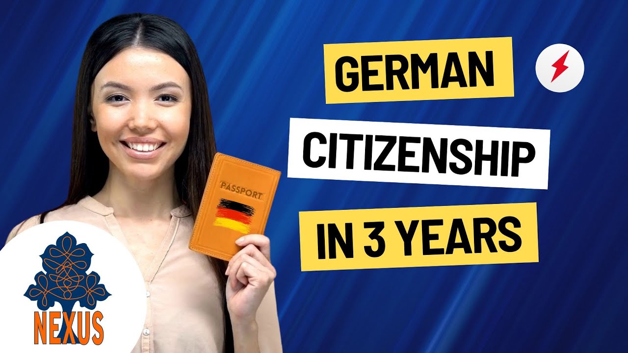 German Citizenship in 3 Years. New Immigration Law Passed YouTube