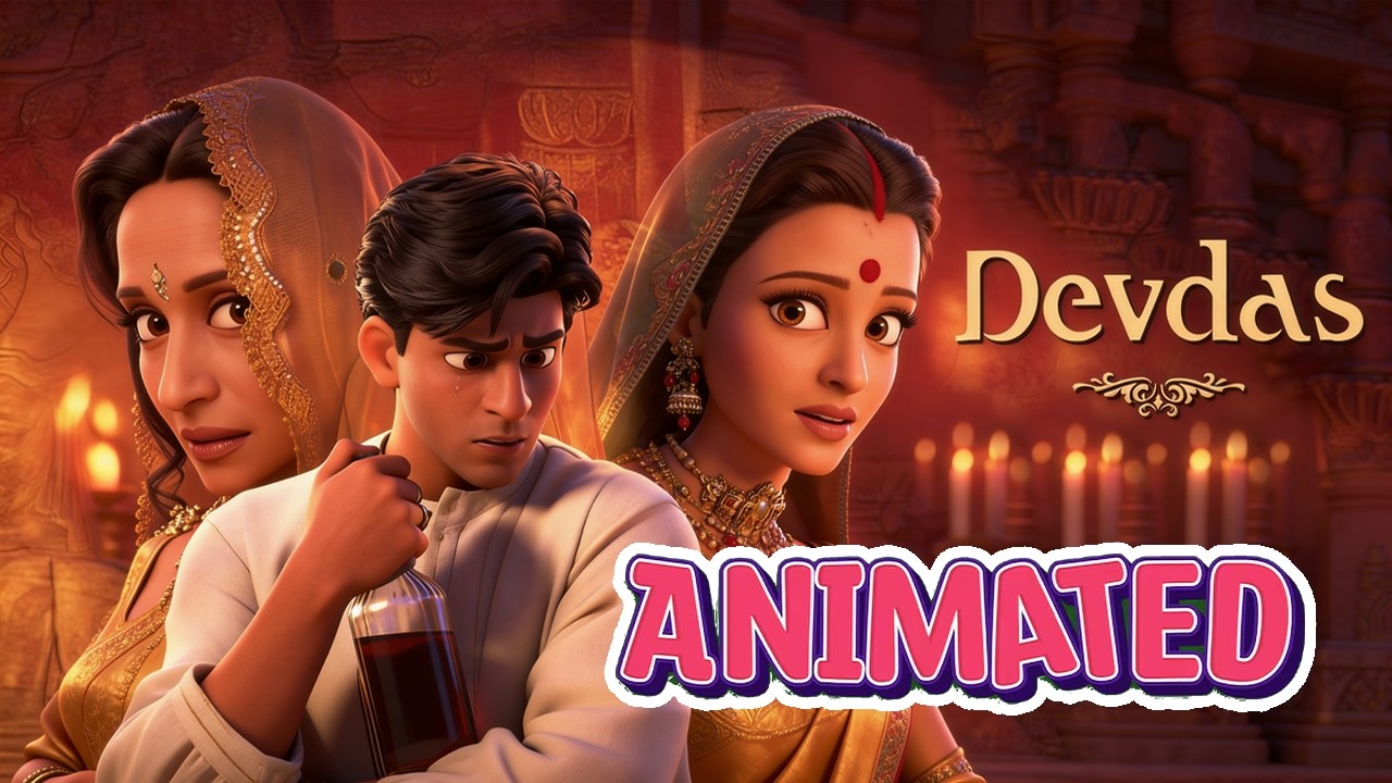 The Most Heartbreaking Devdas Scene Ever | Disney-Style Bollymation