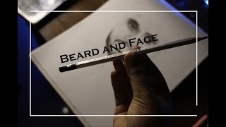 Face Nd Beard sketch | #trina'sart #sketch