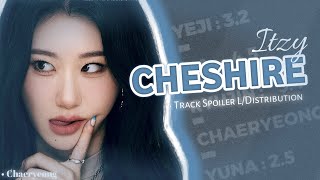 ITZY - CHESHIRE Track Spoiler • Line Distribution.