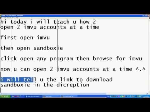 Come aprire 2 IMVU account per volta in modo semplice