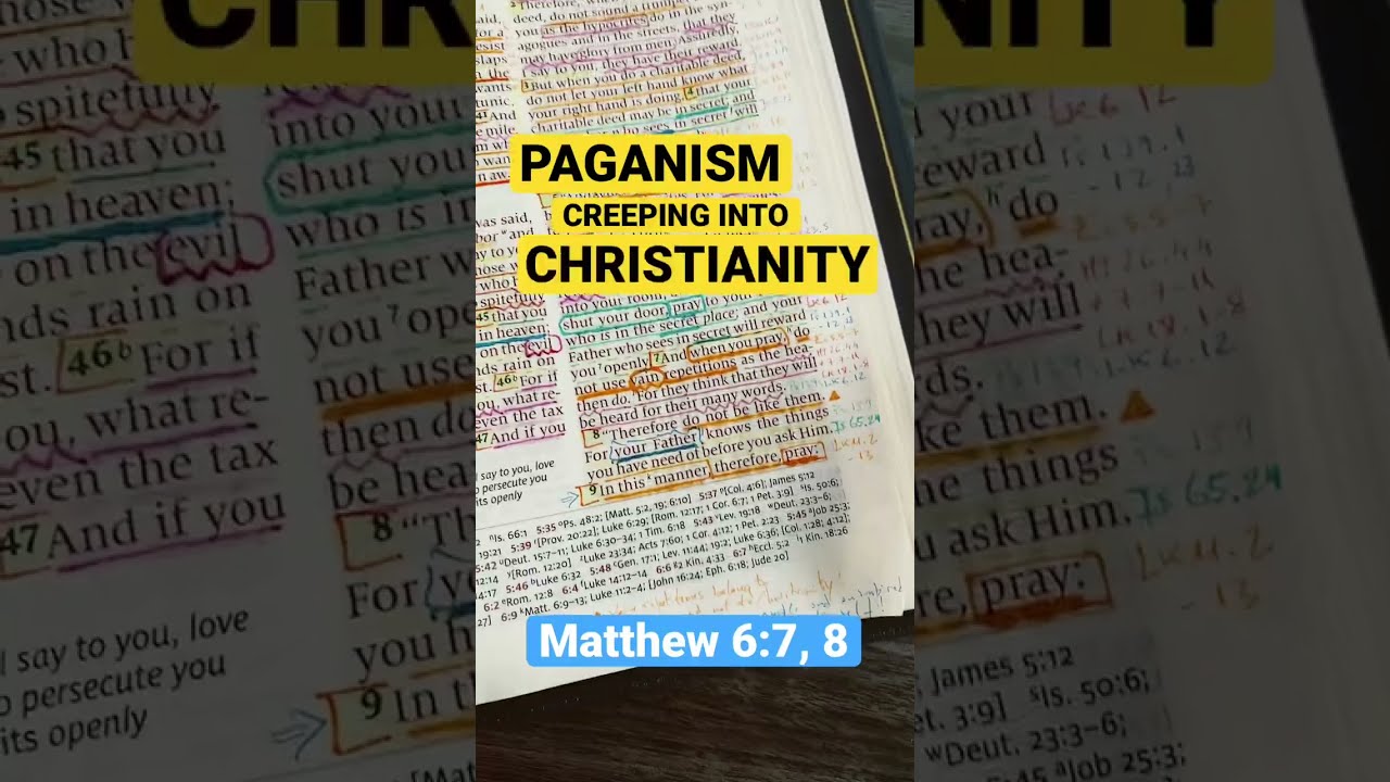 Paganism creeping into Christianity 👀 