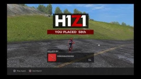 H1Z1 PS4 Weapon Glitch 2