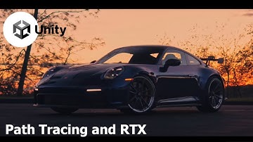 Car Scene -  Unity 2023 RTX