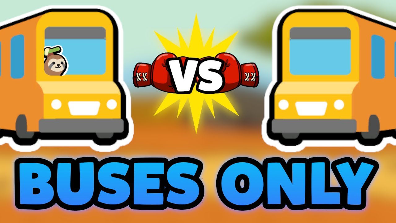 Super Auto Pets but we can only use BUSES