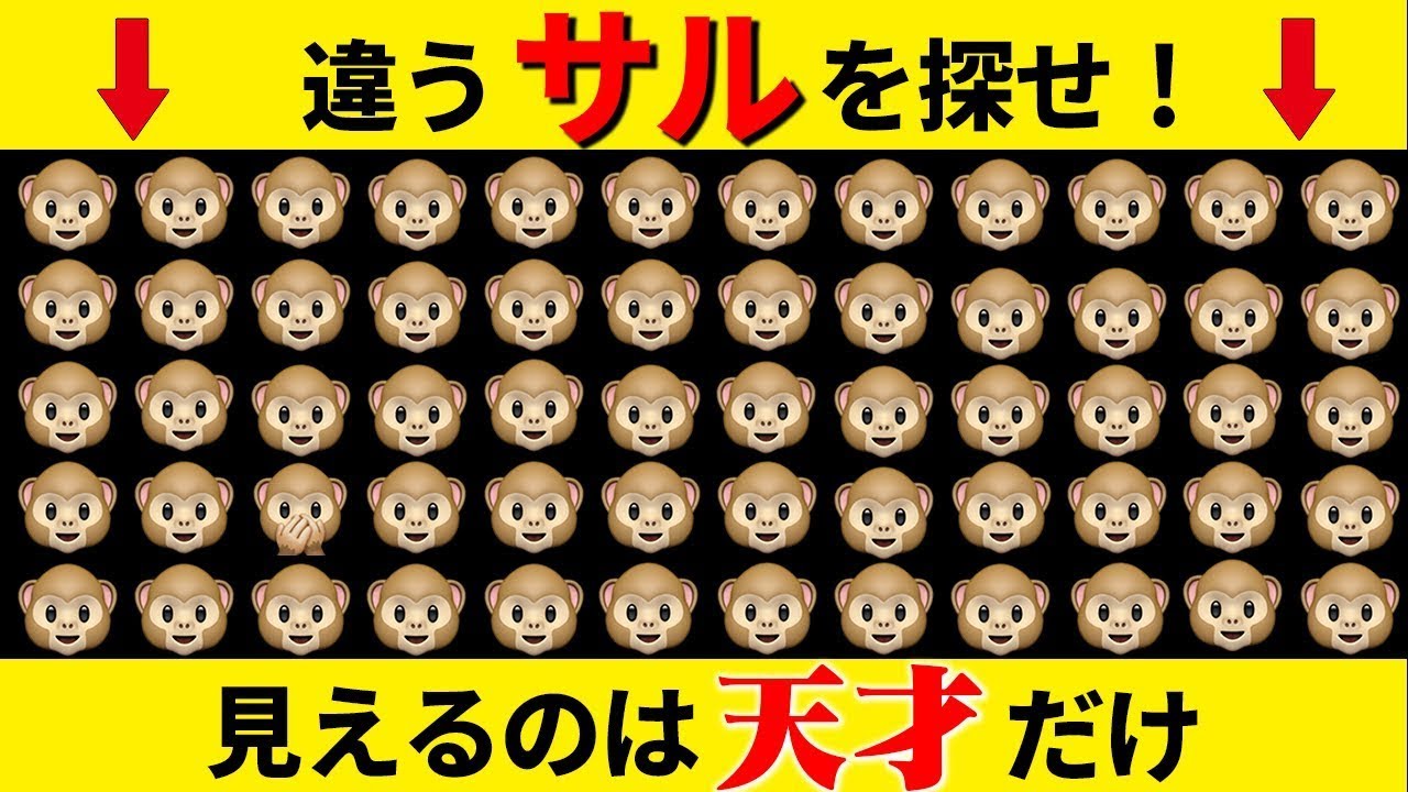 総集編」 天才だけが見つけられる！間違い探しテスト！他人気動画5選