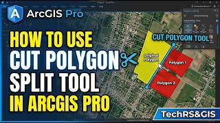 split features by other features in ArcGIS pro | How to Use Cut Polygon tool in ArcGIS Pro