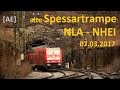 Verkehr an der alten Spessartrampe Laufach - Heigenbrücken am 07.03.2017  AE #55