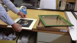 額縁に中身をセットしよう 額縁のタカハシ