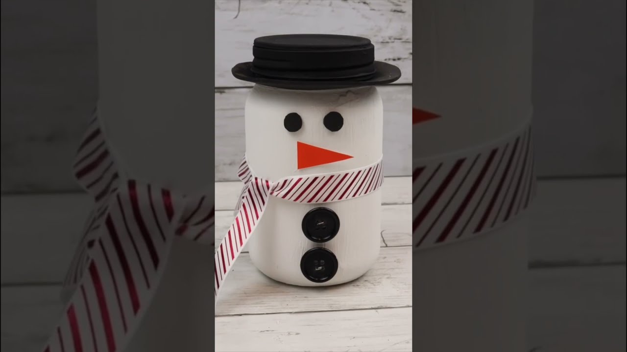 Christmas Mason Jars Gift Ideas: Snowman & Elf {Video} – Sustain My Craft  Habit