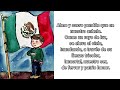 Toque de bandera mexicana con letra. Para primaria y preescolar