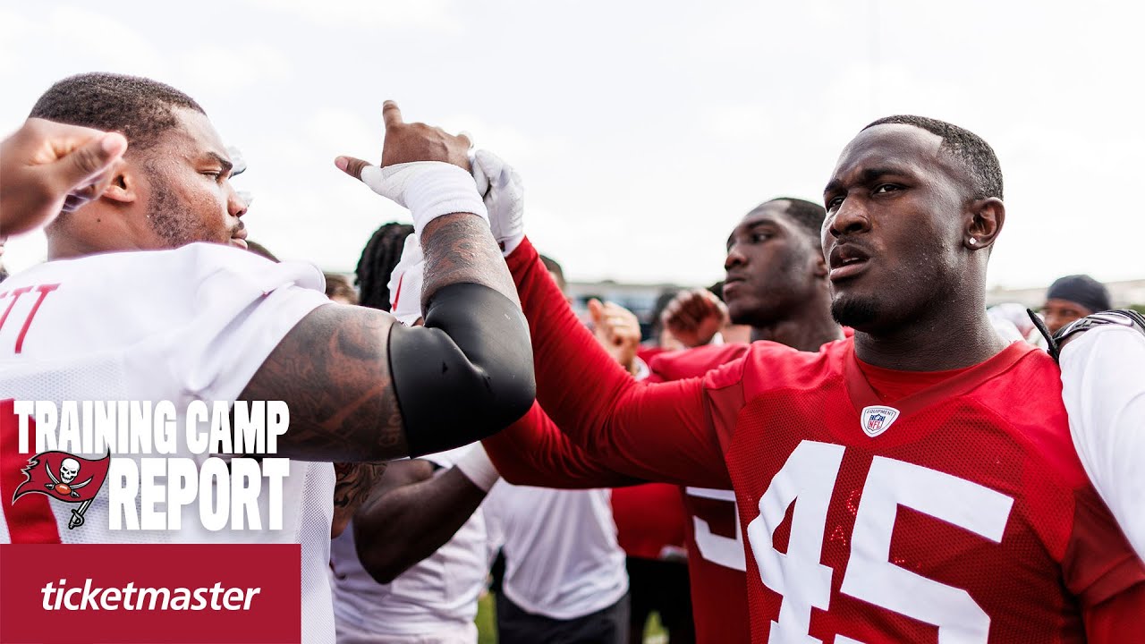 Pads Come on During Military Day | Training Camp Report - YouTube