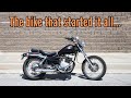 2001 honda rebel 250 bobber build part 1