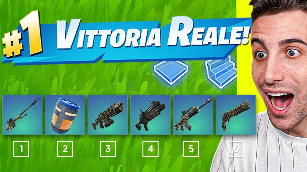 Prendo TUTTE le NUOVE Armi ESOTICHE in 1 Partita e VINCO! *DEVASTANTI* Fortnite ITA!