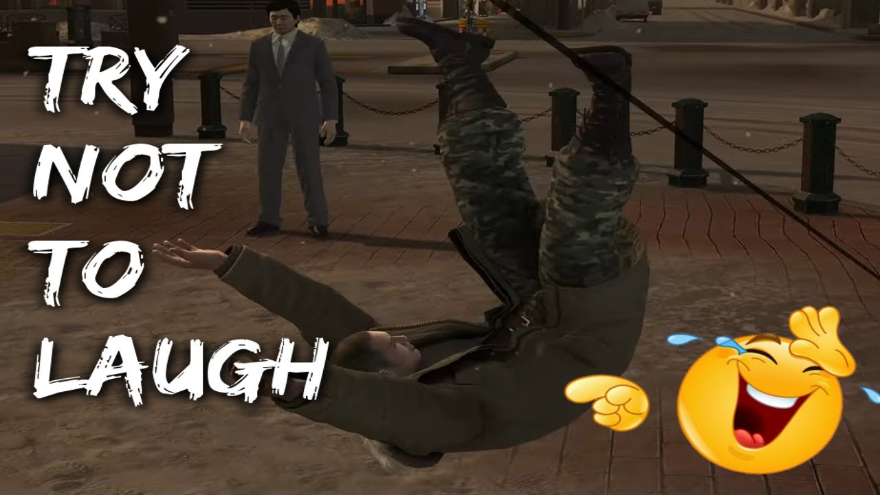 yakuza funny moments - try not to laugh challenge