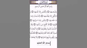 #سورة #الشمس #الشيخ #سعد #الغامدي #سور#قصيره #short