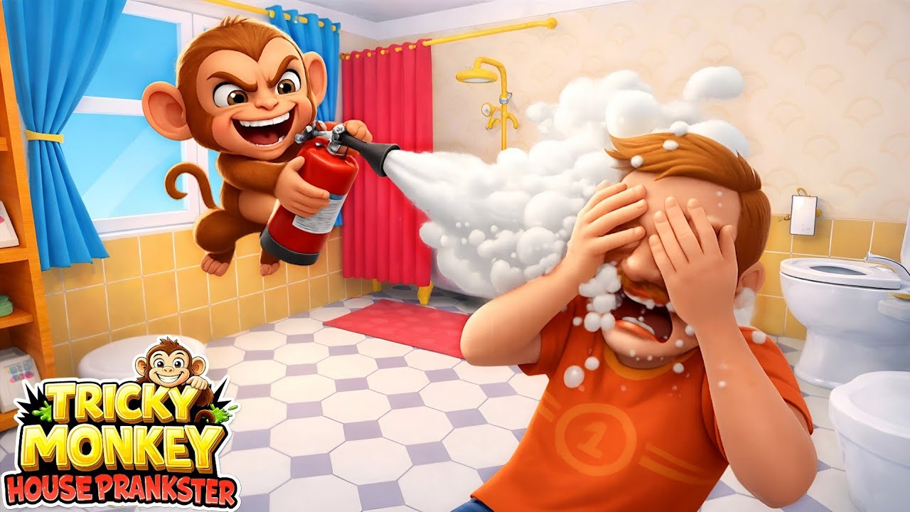 Tricky Monkey: House Prankster – Android Gameplay #2