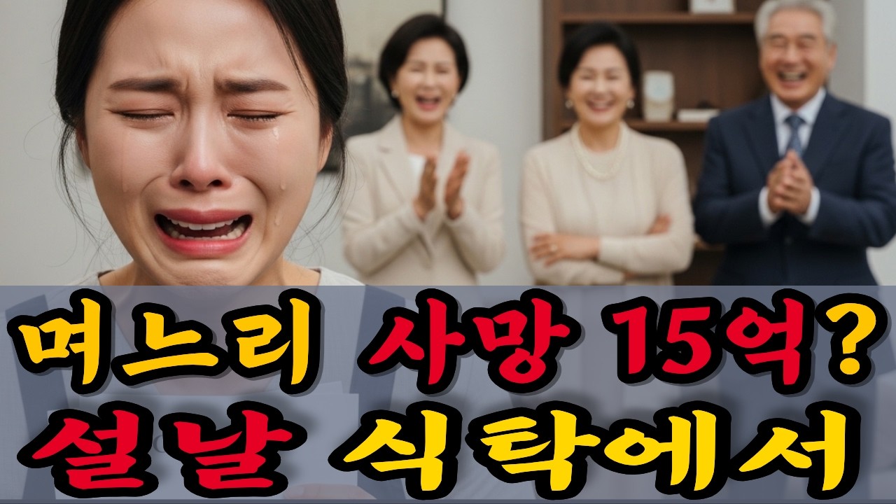 “명절 식탁에서 15억 보험이 낭독됐다… 수익자는 시어머니”ㅣ노후사연ㅣ사연라디오ㅣ오디오북