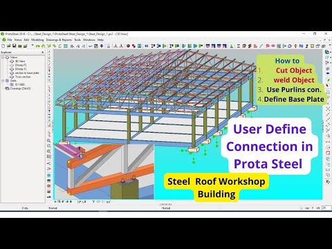 How to Design Steel Connection in Prota Steel