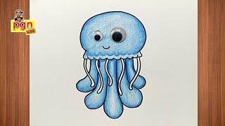 Jelly fish clipart drawing