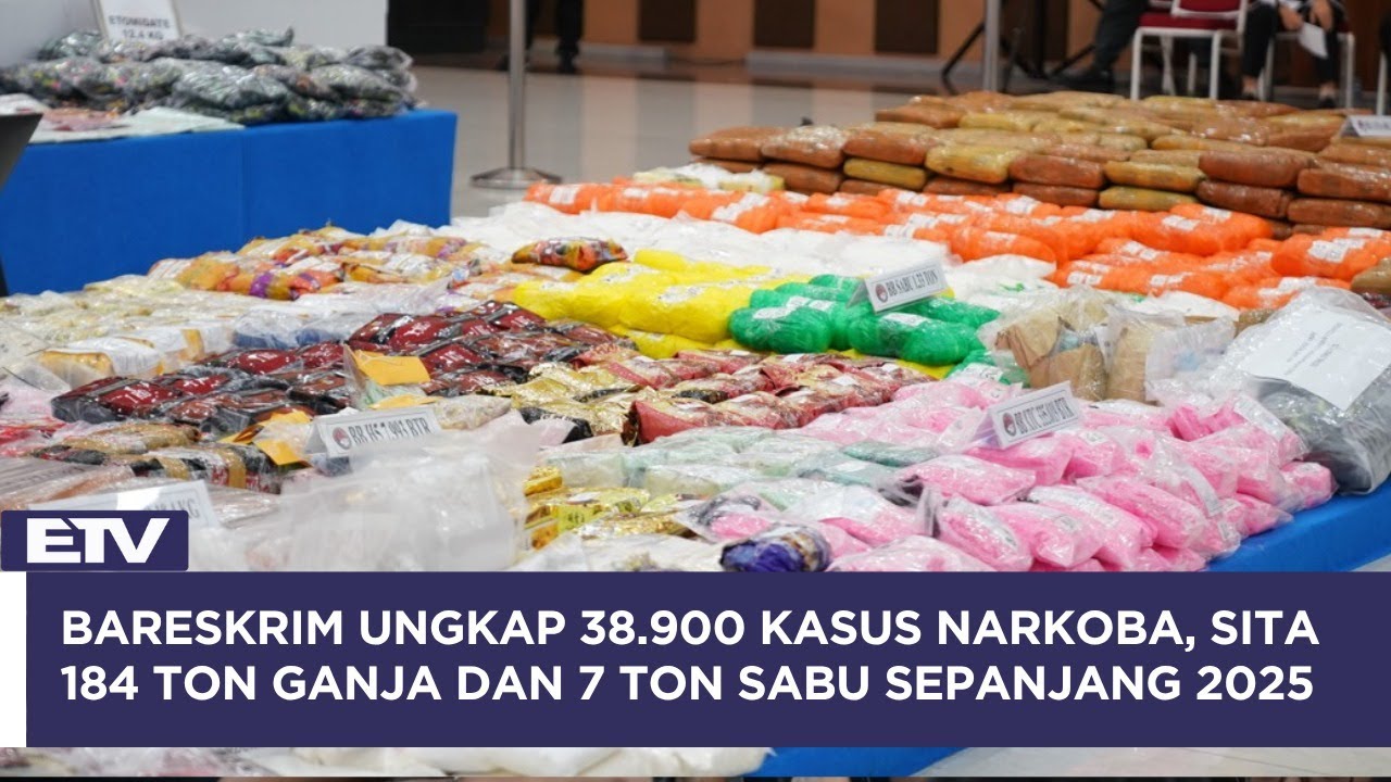 Bareskrim Bongkar 38 Ribu Kasus Narkoba, Aset Rp221 Miliar Disita
