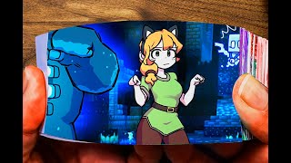 Alex And Steve - Sad Cat Dance Minecraft Anime - Flipbook Animation