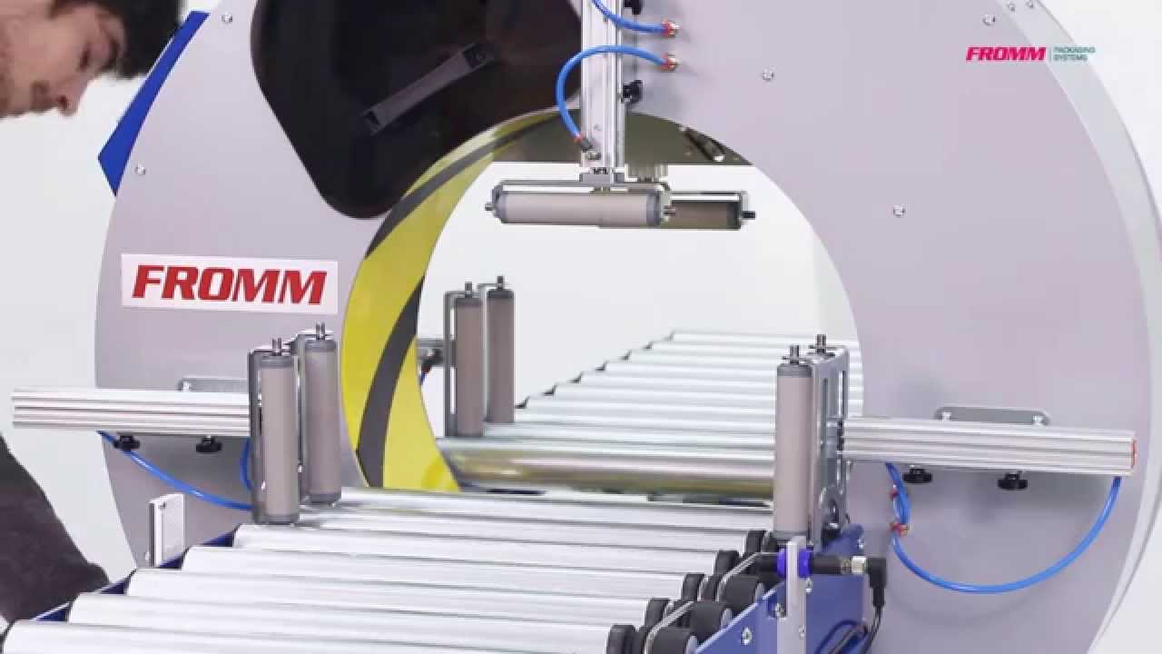 水平式膠膜裹包機 FV350 50 膠膜裹膜機【FROMM富朗包裝】纏繞機 裹包機 裹膜機