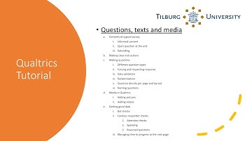 Qualtrics tutorial 3.5.4 Text entry questions and validation