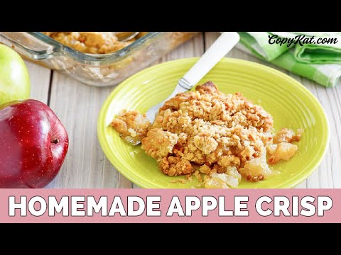 How to Make Homemade Apple Crisp