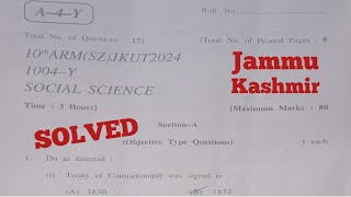 jkbose class 10th social science paper 2024|jkbose class 10th SST paper 2024 screenshot 4
