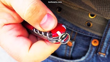 Extended Victorinox Corkscrew Useful Functions Swiss Army Knife Survival Hacks