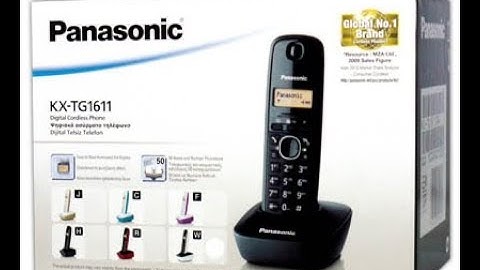 Panasonic KX-TG1611 DECT PHONE - UNBOXING